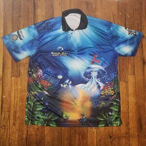 Jason's Ocean Surf Polo Zip Up T-Shirt